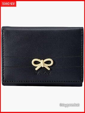 Tri-Fold RFID Blocking Mini Wallet with ID Window and Coin Pocket